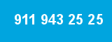 911 943 25 25 911 943 25 25